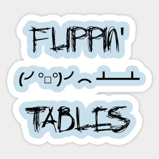 Flippin' Tables Sticker